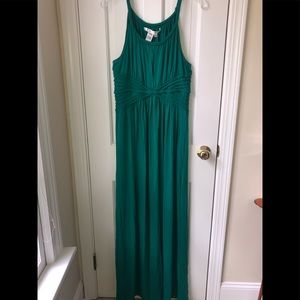Emerald Green Halter Maxi Dress - Max Studio